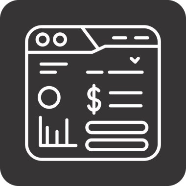 Tasarı simgesi modada izole edilmiş arkaplan