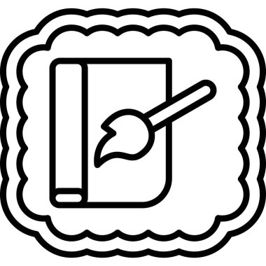 Modern eğitim ikonunun vektör illüstrasyonu