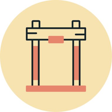 Modern b 'nin vektör illüstrasyonu eksik simgesi