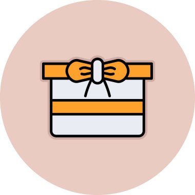 hediye kutusu vektör illüstrasyonu