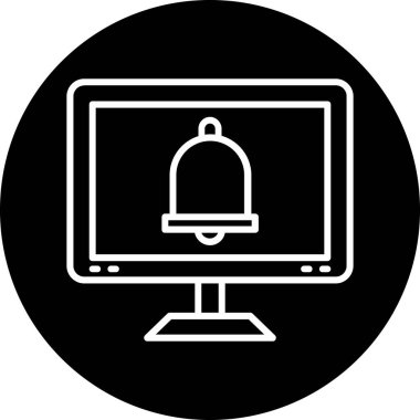 bilgisayar izleme simgesi, vektör illüstrasyon tasarımı