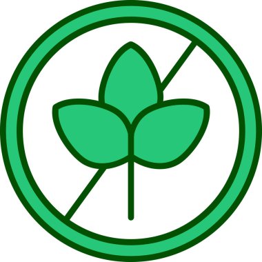 Yaprak. Web simgesi basit illüstrasyon