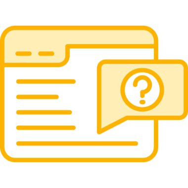 Sohbet mesajı vektör illüstrasyonu