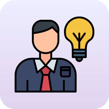 Akıllı telefon vektör illüstrasyonuna sahip iş adamı