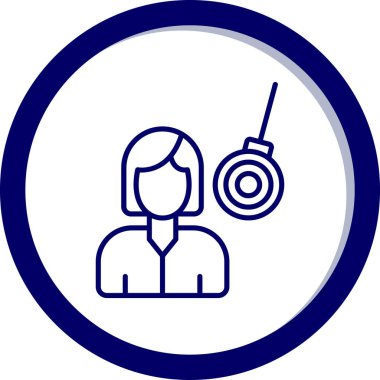 Hedef. Web simgesi basit illüstrasyon