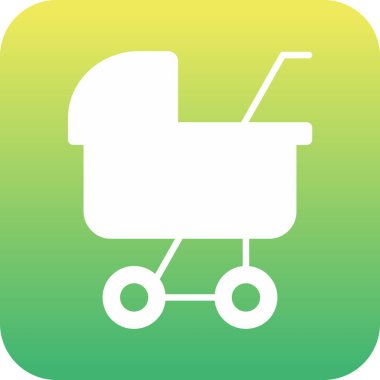 bebek arabası vektör simgesi simgesi kişisel ve ticari kullanım için vektör çizimi..