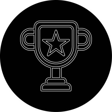 ödül simgesi modada izole edilmiş arkaplan