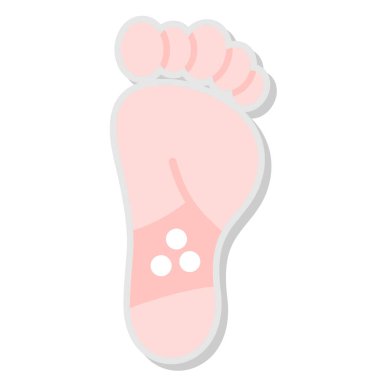 Pembe ayakkabılı bebek ayakları