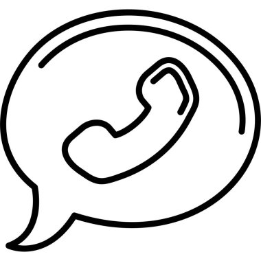 Konuş. Web simgesi basit tasarım