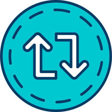 ok simgesi vektör illüstrasyonu