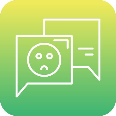 emoji simgesinin vektör illüstrasyonu