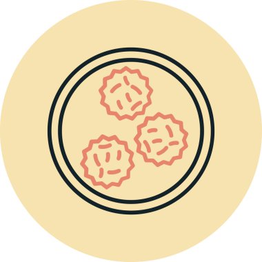 çiçek simgesi vektör illüstrasyonu