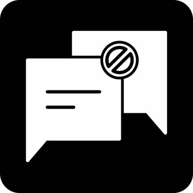 İleti simgesi vektörü. düz tasarım çizimi.