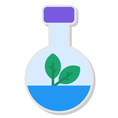 Kimyasal şişesi vektör simgesi