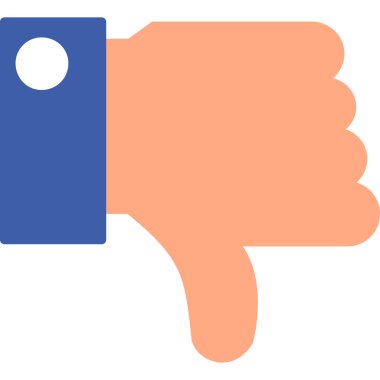 düz stil simge gibi nefret jestleri