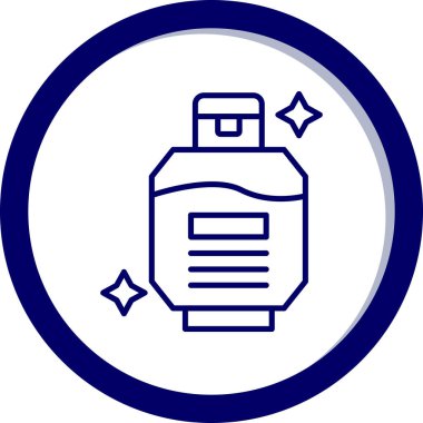 Bir takvim simgesinin vektör illüstrasyonu