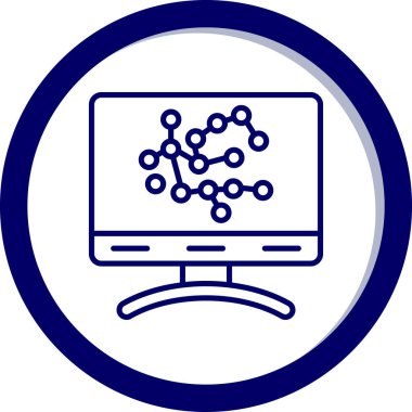 seo modern simgesinin vektör illüstrasyonu