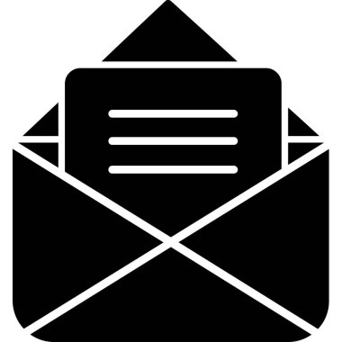 Zarf. Web simgesi basit illüstrasyon