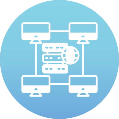 ağ paylaşım simgesi çizimi