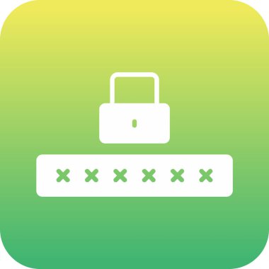 ikon vektör illüstrasyonunu kilitle