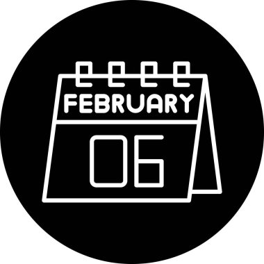 vektör Takvimi Simgesi illüstrasyonu