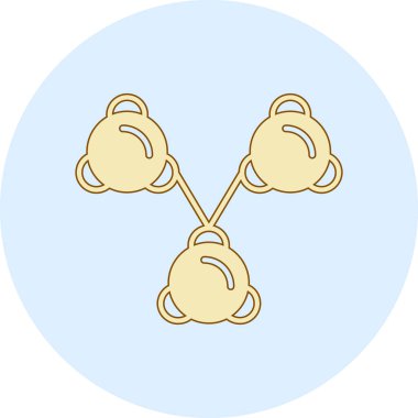 Beyaz arka planda izole edilmiş bebek çıngıraklı ikonu. bebek aksesuarı