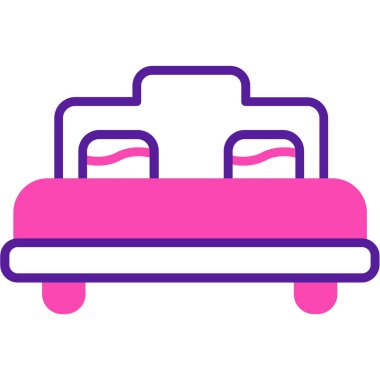 yatak ağı simgesi basit tasarım