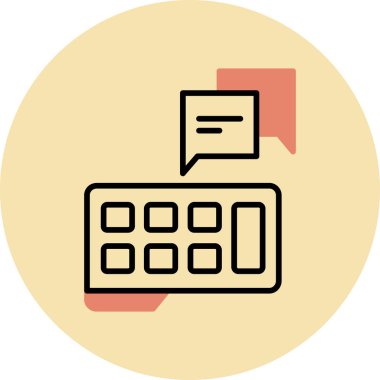 Modern eğitim ikonunun vektör illüstrasyonu