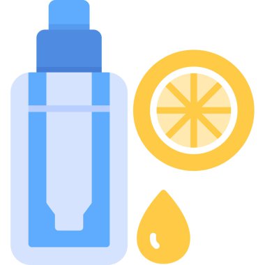 şişe meyve suyu ikonu düz stil