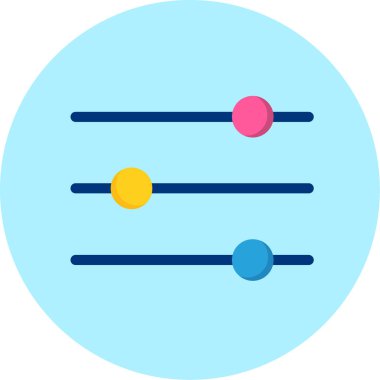 Molekül simgesi vektör illüstrasyonu
