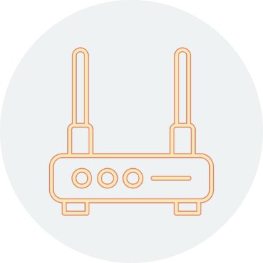 Modern simgenin vektör illüstrasyonu