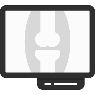 Bilgisayar masaüstü aygıtı simgesi ana hat biçiminde