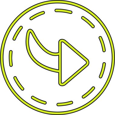 Modern bir simgenin vektör illüstrasyonu