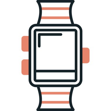 saat simgesi, vektör illüstrasyonu