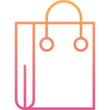 Alışveriş çantası. Basit tasarım