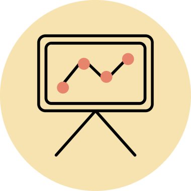 Çizelge. Web simgesi basit illüstrasyon