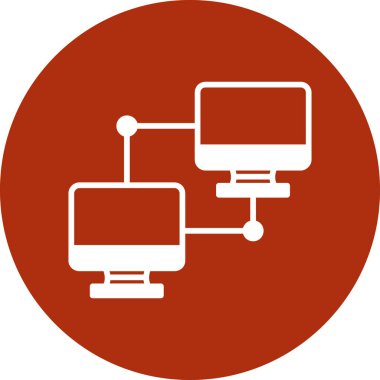 bilgisayar simgesi vektör illüstrasyonu