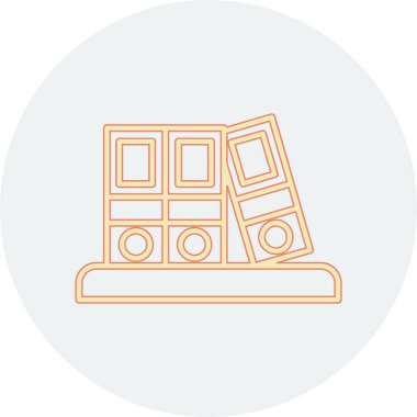 Modern simgenin vektör illüstrasyonu