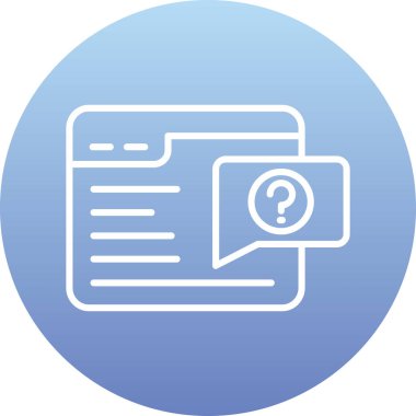 Seo simgesinin vektör illüstrasyonu, arama simgesi