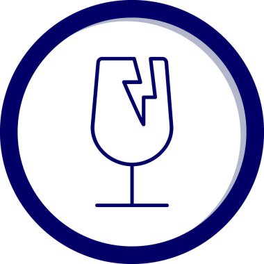 Şarap. Web simgesi basit tasarım