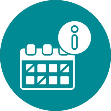 vektör Takvimi Simgesi illüstrasyonu