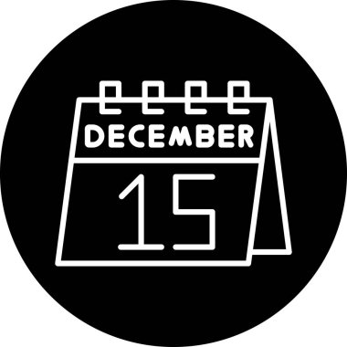 Takvimin vektör illüstrasyon tasarımı