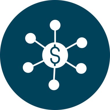 Para Takası. Web simgesi basit illüstrasyon