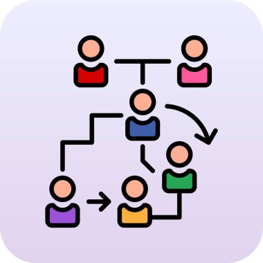 Moda biçimi izole edilmiş sosyal ağ simgesi