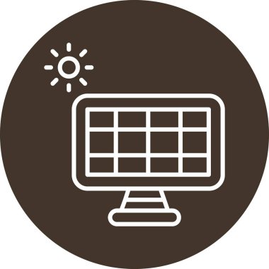 Bilgisayar. Web simgesi vektör illüstrasyonu