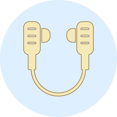 Kablolu çizgi film. Beyaz arka planda izole edilmiş. vektör illüstrasyonu.