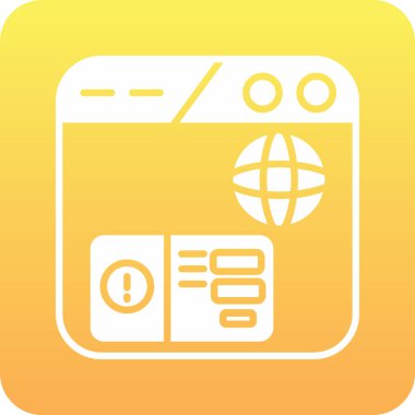 vektör tarayıcı düz biçim simgesi