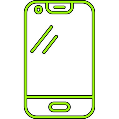 akıllı telefon simgesi vektör illüstrasyonu