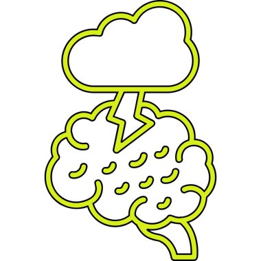 Bulut. Web simgesi basit tasarım