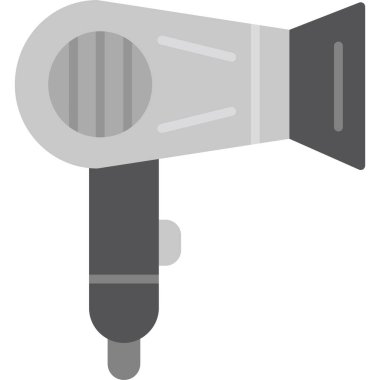 saç kurutma simgesi vektör çizimi